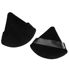 Triunghiul pufului de pulbere de machiaj